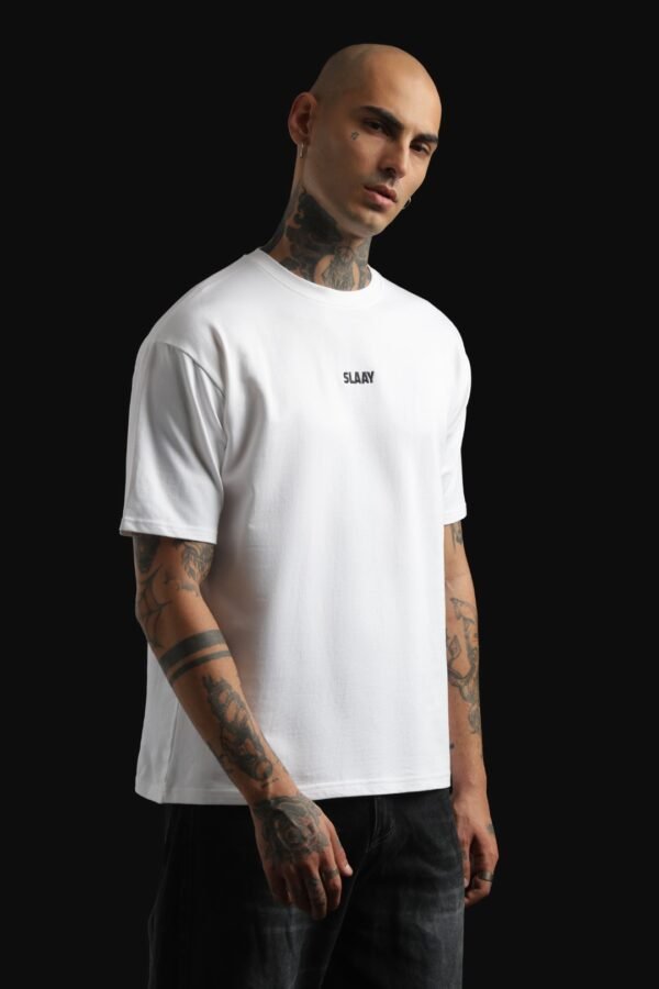 TRAVIS SCOTT – Look Mom I Can Fly Oversized White T-shirt - Alternate view